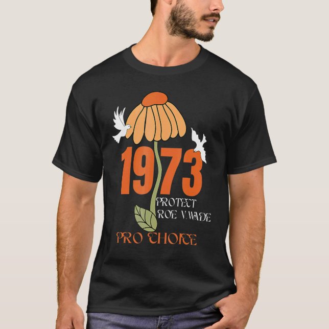 T-shirt Protéger Roe V Wade 1973 L'avortement est une méde (Devant)