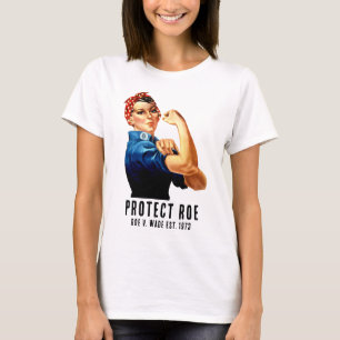 T-shirt Protéger Roe v Wade Rosie le riveter retro personn