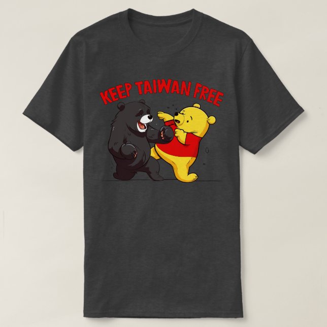 T-shirt Protéger Taïwan de la fierté taïwanaise (Design devant)