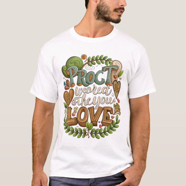 T-shirt Protégez ce que vous aimez.2 (Devant)