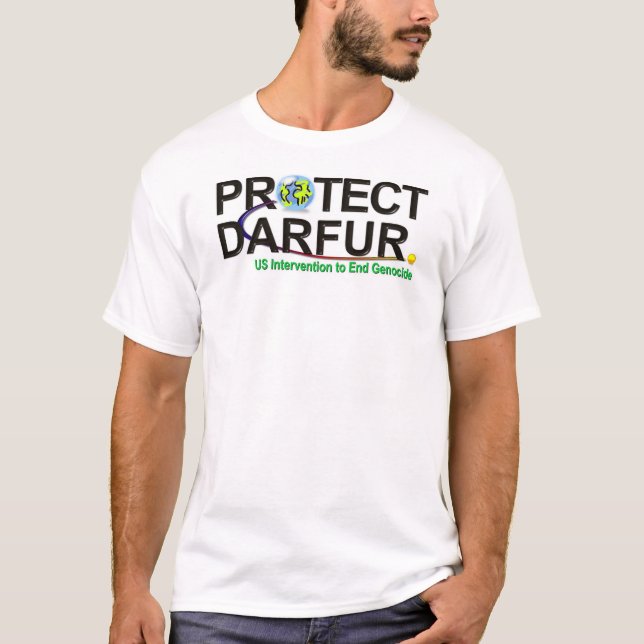 T-shirt Protégez le Darfour (Devant)