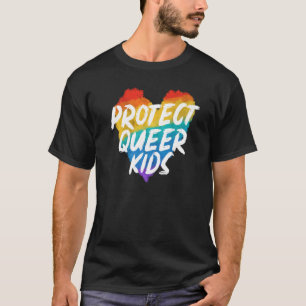 T-shirt Protégez Le Mois De La Fierté Arc-En-Ciel Des Enfa
