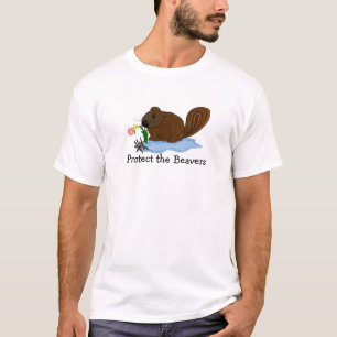 T-shirt Protégez les castors
