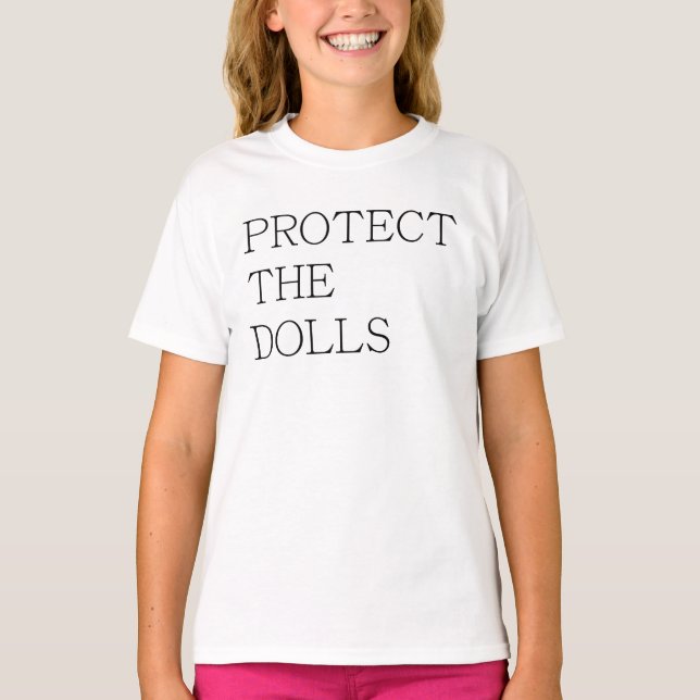 T-shirt Protégez Les Poupées-71833 (Devant)
