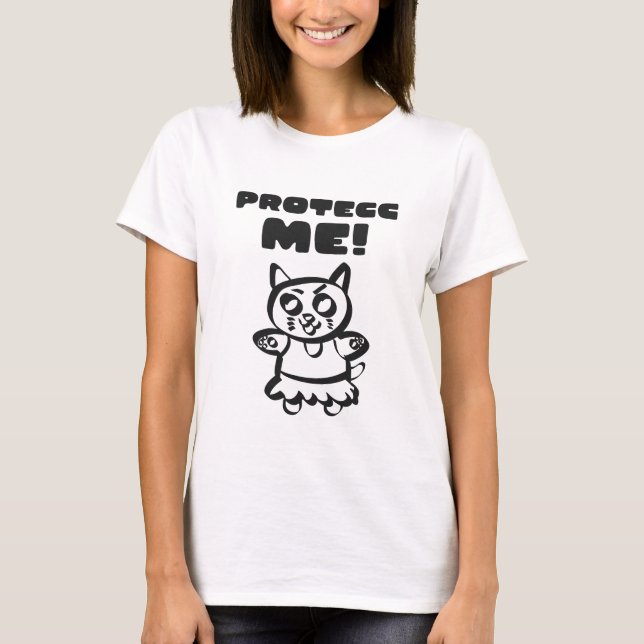 T-shirt Protégez-moi KItty T Shirt (Devant)