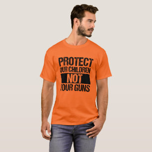 T-shirt Protégez nos enfants et non vos armes
