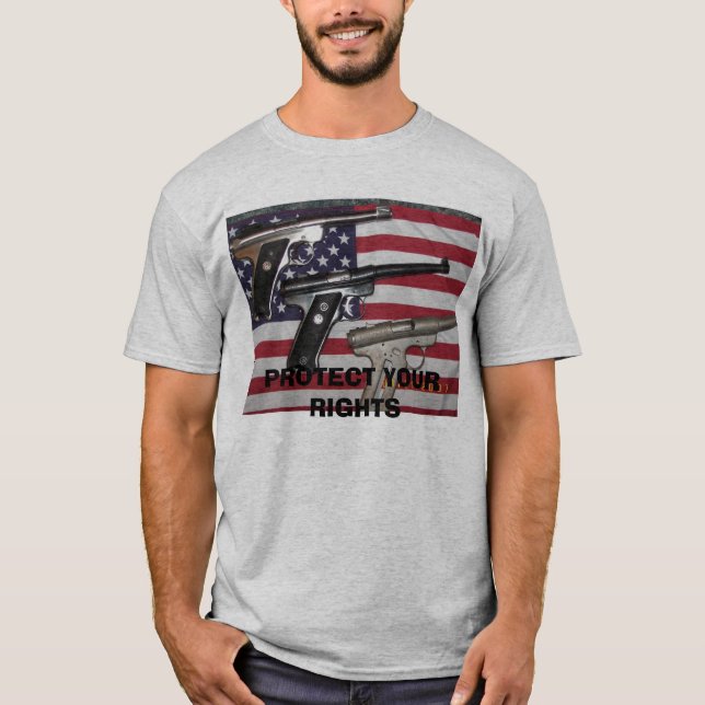 T-SHIRT PROTÉGEZ VOS DROITES (Devant)