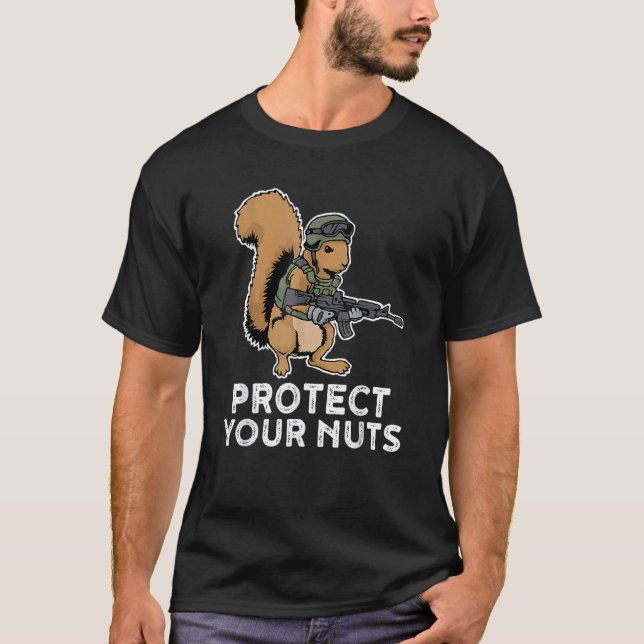 T-shirt Protégez vos noix (Devant)