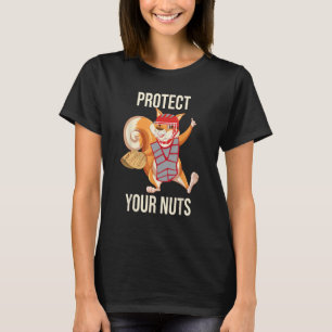 T-shirt Protégez vos noix - Écureuil Amoureux des animaux