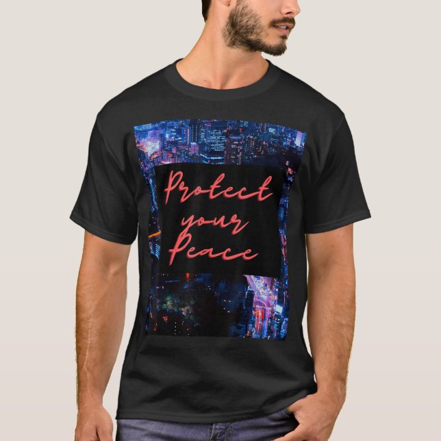 T-shirt Protégez votre paix (Devant)