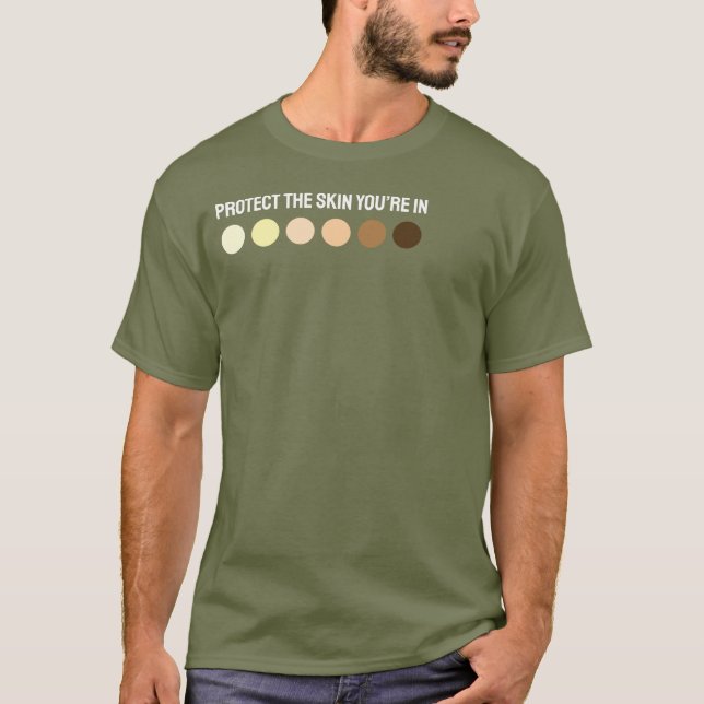 T-shirt Protégez votre peau (Devant)