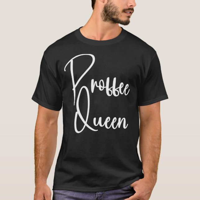 T-shirt Protéine café Queen Protein Mind Mind Coffee W Pro (Devant)