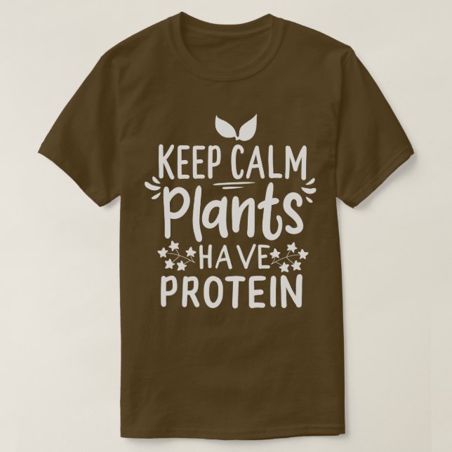 T-shirt Protéine Plante végétale (Design devant)
