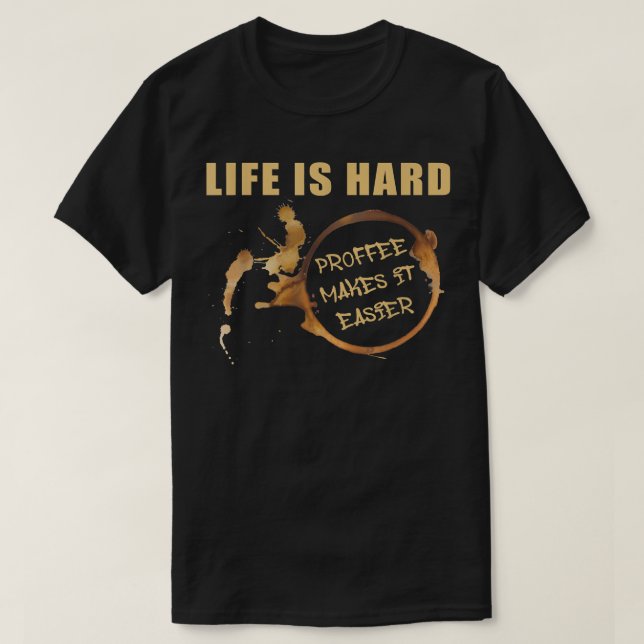 T-shirt Protéine Proffee Et Café238 (Design devant)