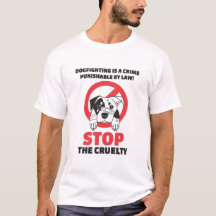 T-shirt Protestation de combat de chien