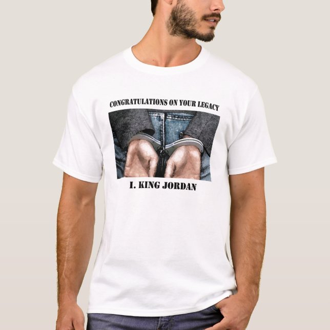 T-shirt protestation de gallaudet (Devant)