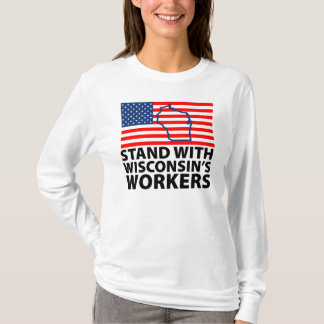 T-shirt Protestations du Wisconsin