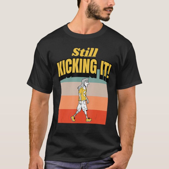 T-shirt Prothèse de jambe Amputé et Sensibilisation à l'am (Devant)