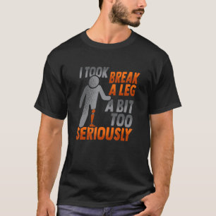 T-shirt Prothèse de jambe de plaisanterie amputée pour une