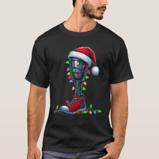 T-shirt Prothèses de jambe Amputé Amputation Xmas Unisex A
