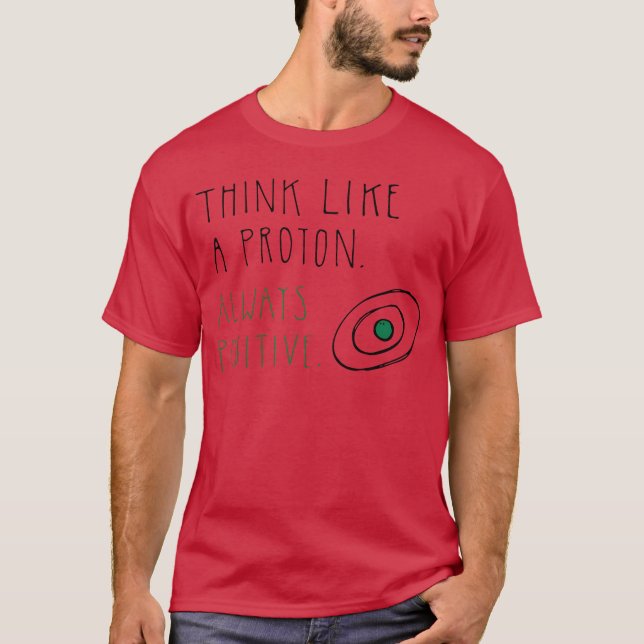 T-shirt proton drôle (Devant)