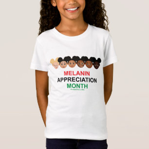 T-Shirt #Proud2BNaturalMe Appréciation de Melanin