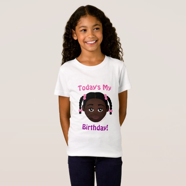 T-Shirt #Proud2BNaturalMe #T-shirt anniversaire (Devant entier)