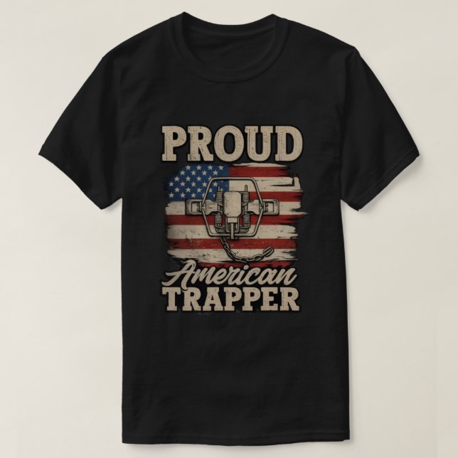 T-shirt Proud American Trapper Tee (Design devant)