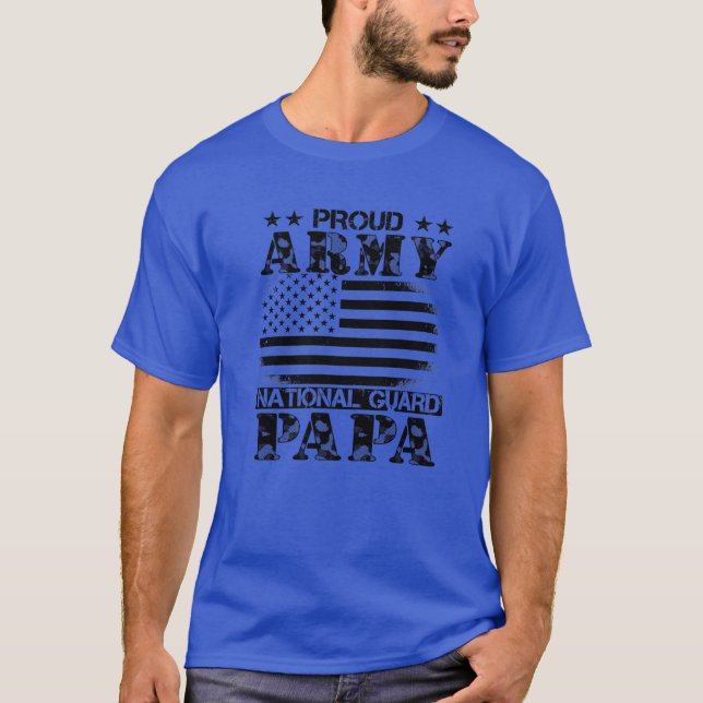 T-shirt Proud Army National Guard (Devant)