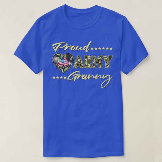 T-shirt Proud Armys Grandma  Military Pride (49)  (Design devant)