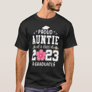 T-shirt Proud Auntie Of A Class Of 2023 Graduate Senior 23