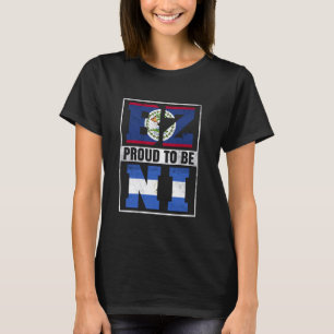 T-shirt Proud Belizean Nicaragua Mix Belize et Nicaragua