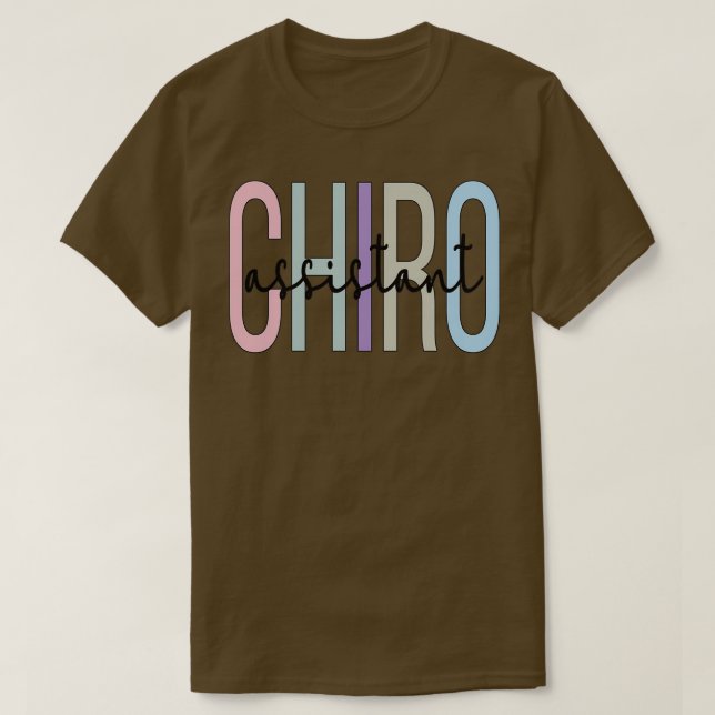 T-shirt Proud Chiro Assistant Chiropratique Assistant Cade (Design devant)