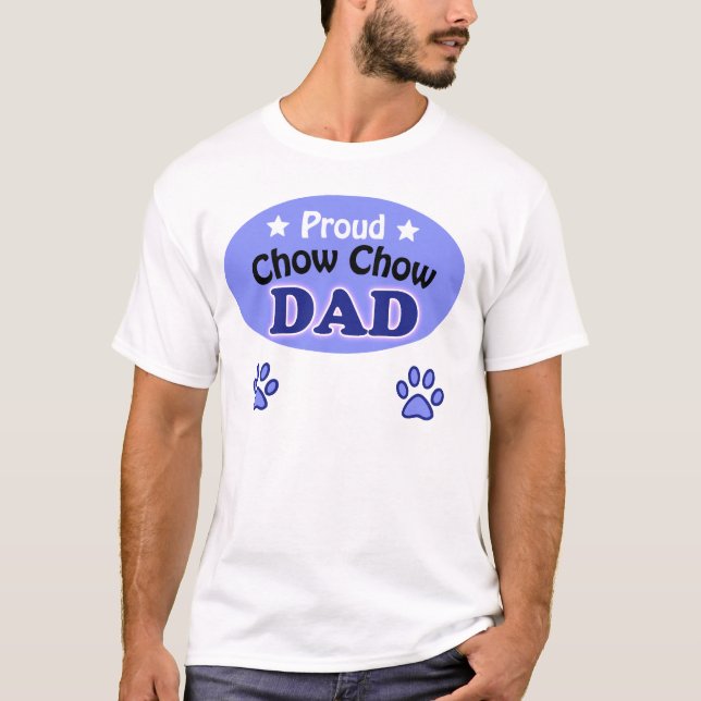 T-shirt Proud Chow Chow Dad (Devant)