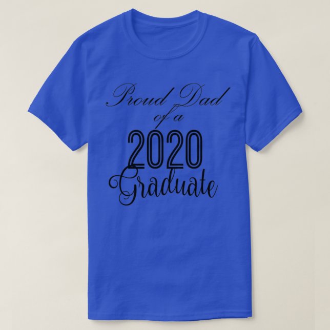 T-shirt Proud Dad of a 2020 (Design devant)
