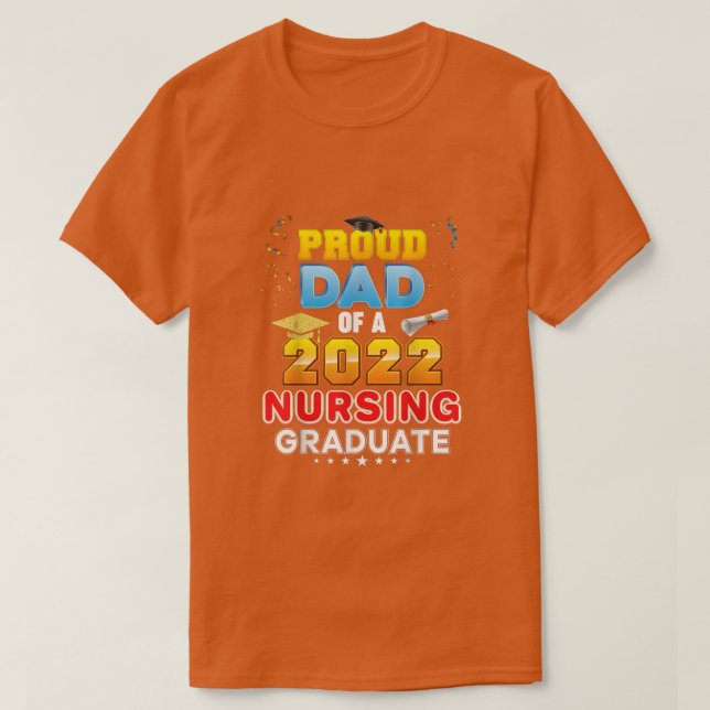 T-shirt Proud Dad Of A Class 2022 (Design devant)
