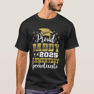 T-shirt Proud Daddy de 5e année d'études secondaires 2025