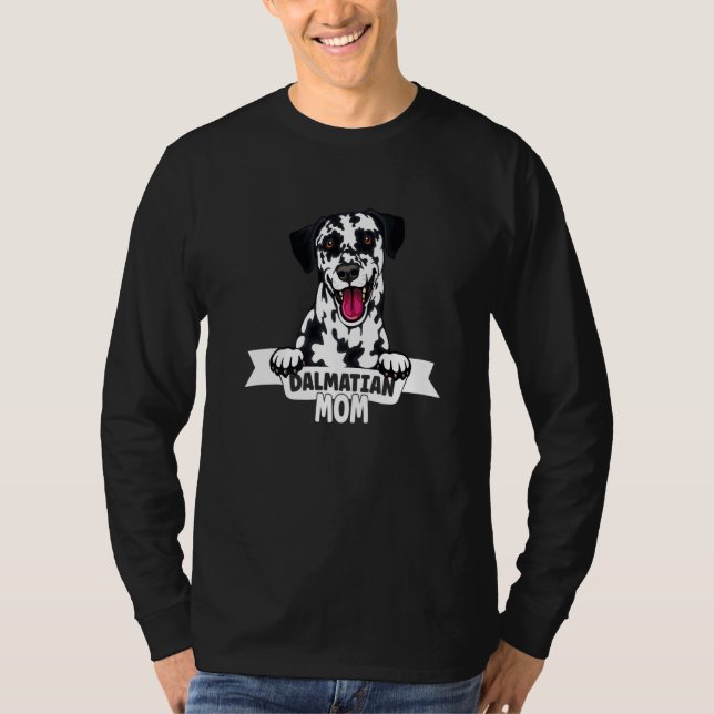T-shirt Proud Dalmatian Mom  For All Dalmatian Moms (Devant)