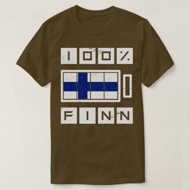 T-shirt Proud Finn Gift Finland (Design devant)