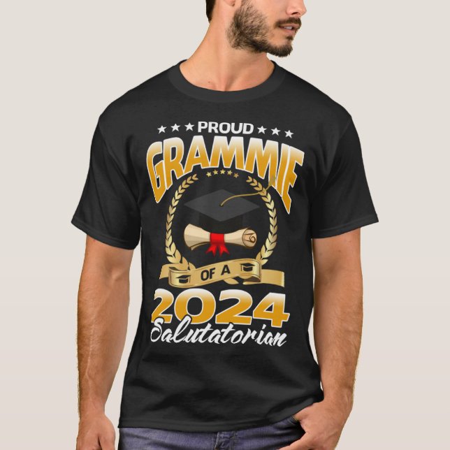 T-shirt Proud Grammie Of A 2024 Salutatorian (Devant)