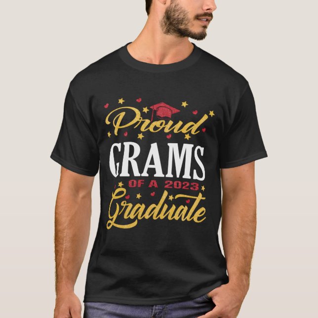 T-shirt Proud Grams Class Of 2023 Graduate Senior 23 Gradu (Devant)