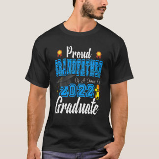 T-shirt Proud Grandfather Of A Class Of 2022 Graduate Seni