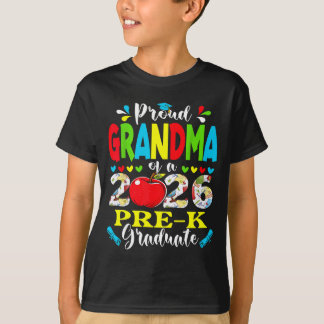 T-shirt Proud grandma of 2026 pre-k graduate mothers day