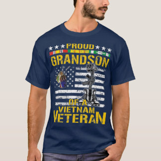 T-shirt Proud Grandson Of A Vietnam Veteran   Vietnam