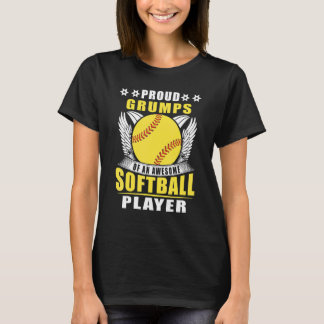 T-shirt Proud Grumps Of An Awesome Softball Player Softbal
