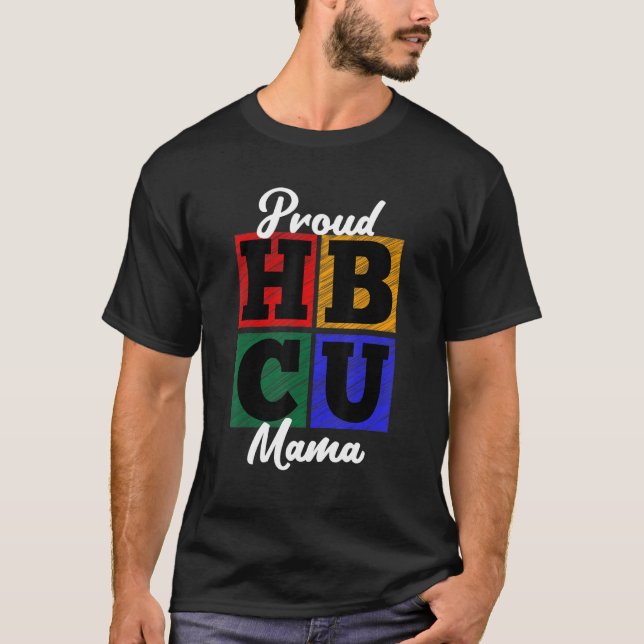T-shirt Proud HBCU Mom Vintage (Devant)