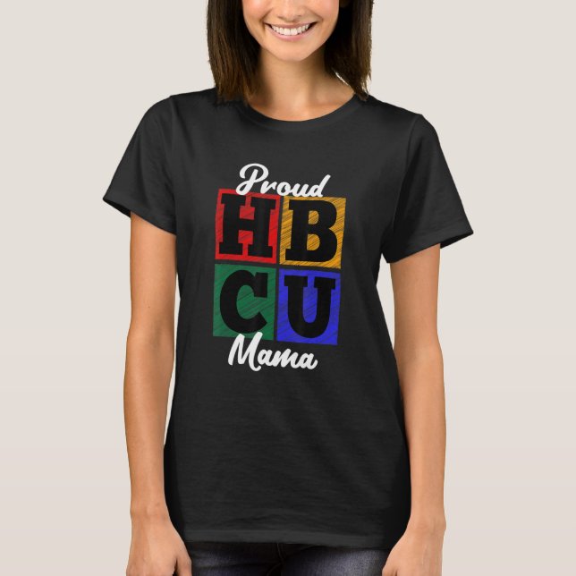 T-shirt Proud HBCU Mom Vintage (Devant)