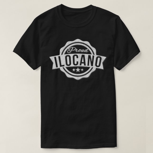 T-shirt Proud Ilocano  Classic Retro Vintage Design  (Design devant)