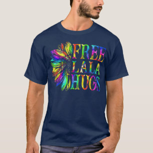 T-shirt Proud LGBTQ Free Lala Hugs LGBT Pride Month sunflo