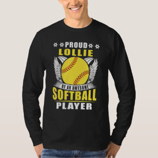 T-shirt Proud Lollie Of An Awesome Softball Player Softbal